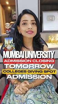 Mumbai University Admission Closing Tomorrow! Know Which Colleges are Offering Spot Admission!