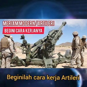 265K views · 3.3K reactions | Beginilah cara kerja Meriam modern/Artileri | Ilmunesia#1 | Facebook