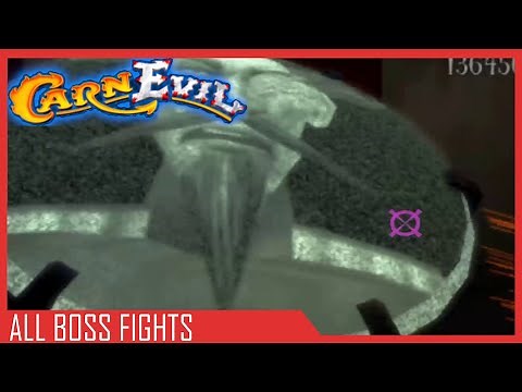 Carnevil All Boss Battles! || Carnevil (Arcade/MAME)