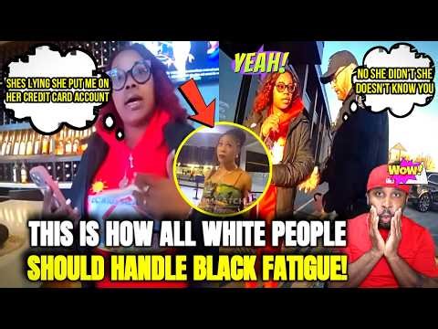 Stereotypical Ghetto Black Woman Stole White Woman Credit Card An Gets Caught Using It To Buy Wine