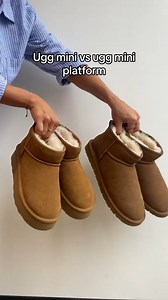 The difference between our ugg mini and ugg mini platform Which style is your favourite? | UGG Express