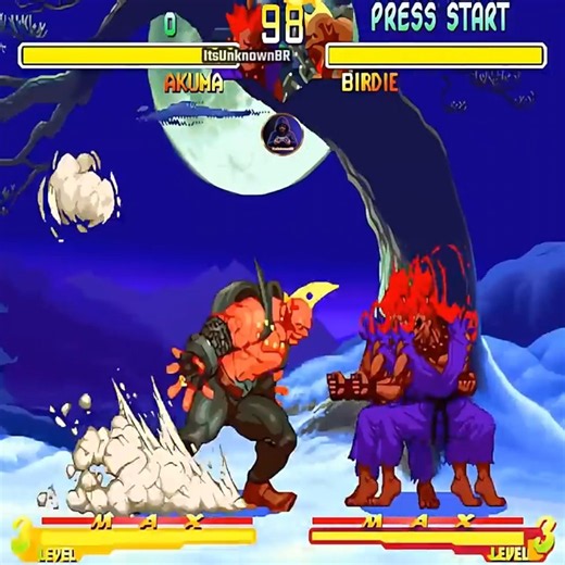 SHIN AKUMA IS UNSTOPPABLE 💪 Street Fighter Alpha 2