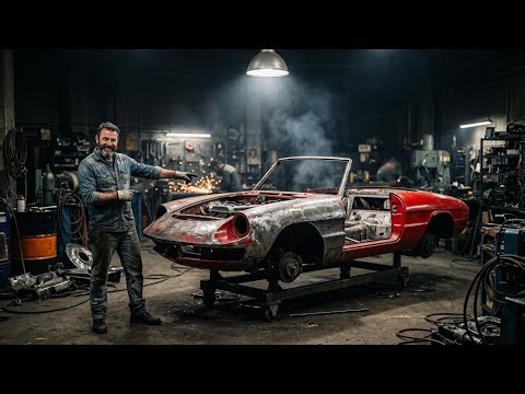 Impossible Build 😱 Hand Building Alfa Romeo Spider Duetto 1969 from Scratch | Full ASMR Restoration