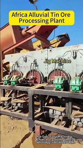 #africa alluvial tin ore processing plant #miningequipment #mining