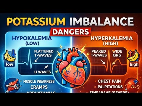 Clinical Guide to Potassium Imbalances: Hypokalemia & Hyperkalemia #gyaannursing