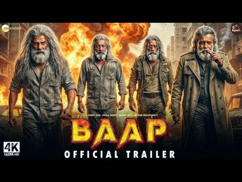 BAAP Official Trailer | First Look Now | Sunny Deol | Mithun | Sanjay Dutt | Jacky shroff