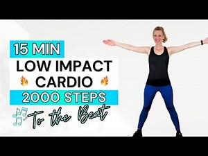 15 Min 🔥 2000 Steps 🔥 Low Impact (No Jumping) Cardio Weight Loss 🔥 Burn Calories 🎶 Step to the Beat!