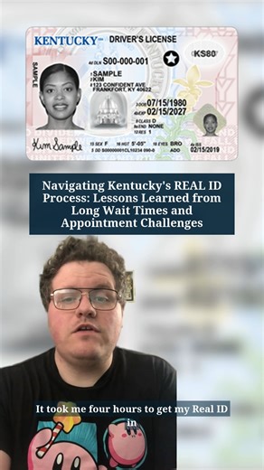 30K views · 202 reactions | Going through Kentucky's REAL ID process revealed lengthy waits and limited appointment availability. Find out how to better prepare for your visit. #kentucky #ky #realid #dmv | Kentucky.com | Facebook