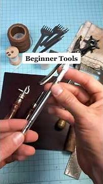 Beginner Leather Tools Made Simple #leathercraft #diy #howto #tools