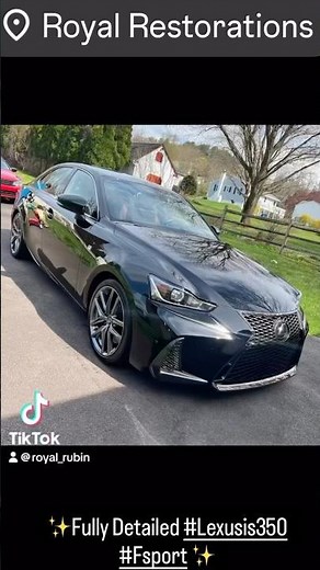 ✨👀 Look at the shine on this thing. Fully detailed Lexus IS350 F Sport ✨👀 #Lexusis350 #fsport