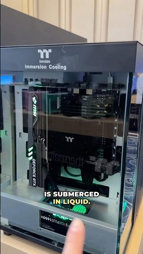 The Immersion Cooling PC from Thermaltake!