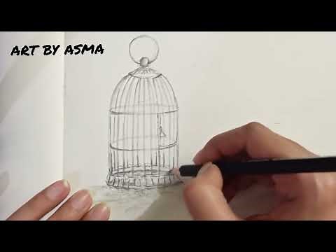 Unbelievable! Watch How to Draw a 3D Cage in Minutes