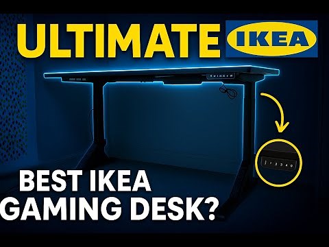 Is This IKEA Desk Worth It in 2025? IKEA UPPSPEL Gaming Desk SETUP And REVIEW