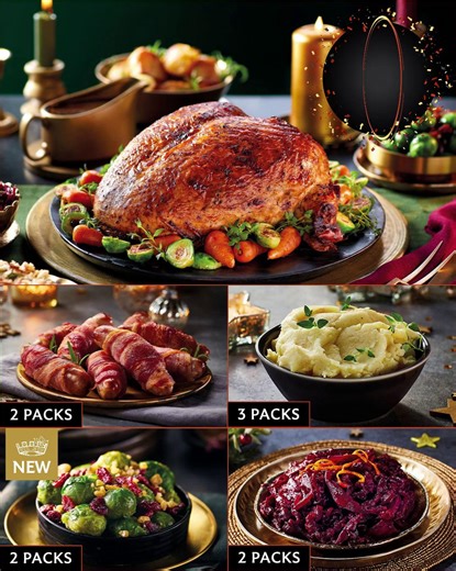 Slow Cooked Turkey Crown in Gravy & Trimmings Box worth £124 - for just £65! With a little preparation, and the help of our expertly crafted roasts and pre-prepared vegetable dishes and trimmings, you can create a spectacular feast. Our range is designed to support you every step of the way. That means more time at the table, more laughter, and more memories made with the people who matter most. Don’t miss out - Slow Cooked Turkey Crown in Gravy & Trimmings Box for £65 offer ends 7am 27th Novemb