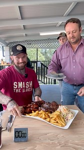 1.8M views · 25K reactions | Today in at the @woolooga.hotel tackling their Carnivore challenge!!I have 40 minutes to get this massive meat platter and sides down in order to get it for free!!Wish me luck and tag a mate who would smash this challenge!!#woolooga #wooloogahotel#carnivore #meat #steak #ribs #sausage#jimmyjudgeeats #asmr #eatingchallenge #foodchallenge #eating #food#yummy | Jimmy Judge | Facebook