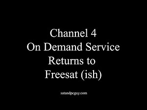 Free UK TV On Demand Service makes a popular return to Freesat - ish