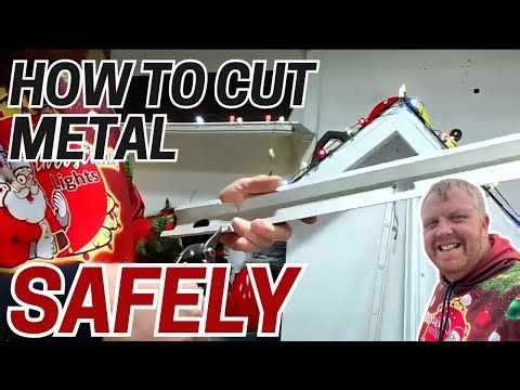 How to Cut Metal Safely for Christmas Light Installs