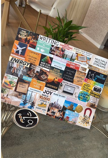 There’s nothing wrong with dreaming big. But dreams need direction. Vision boards help you see it. Action helps you build it. Surrender helps you stop gripping the outcome ✨