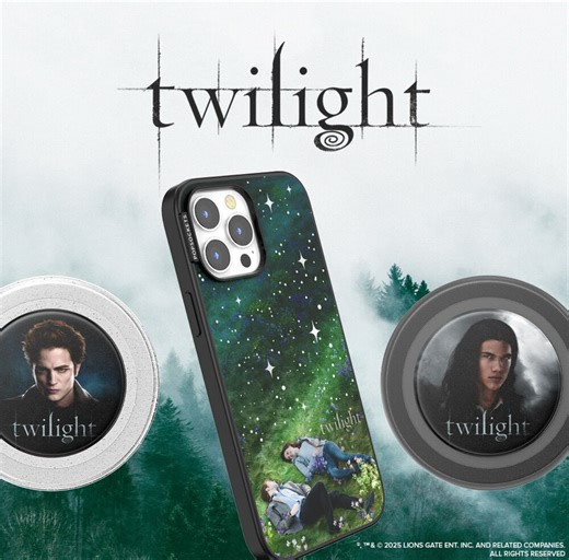Amy Taylor on Instagram: "Twilight themed @popsockets have arrived with the choice of angry eyes Edward Cullen, baby Jacob Black, or the Twilight logo on filter blue. The case with Bella and Edward in the meadow is very pretty. Are you going to Twilight up your phone? Which combo do you prefer? I’m keeping my It’s a Small World pop socket wallet for now but if I were to pick it would be the Twilight logo. #twilight #popsocket #edwardcullen #jacobblack #bellaswan #twilightmerch"