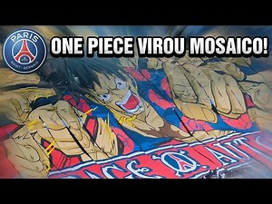 TORCIDA DO PSG FAZ MOSAICO DO ANIME ONE PIECE! 🔴 TIFO PSG VS. BAYERN 14.02.23 | CHAMPIONS LEAGUE