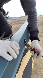 1.3M views · 8.1K reactions | Amazing steel roofing end chamfer plate installation work skills . . . #construction #concreteconstruction #building #assembly #photo #Installation #fyp #interior #woodworking #satisfying #concrete #civilengineering #civil #civilengineer #woodworking #construction #building #engineering #civilengineer #wood #fyp #viral #photo #interior #decoracion #frame #woodenfurniture #timberframe #homedecor #homedecor | Handmade construction | Facebook