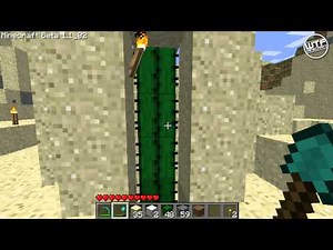Minecraft - How to build a Secret Cactus Doorway