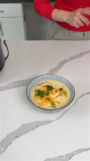 I used mashed potatoes to make a surprisingly delicious soup