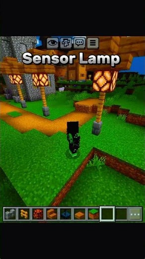 Minecraft Sensor Lamp 🪔!#minecraft #shorts
