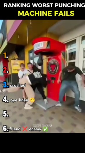 Ranking worst punching machine fails #funny #shorts #feed #ranking #usa