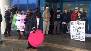 13K views · 60 reactions | Protesters braved the rain in St. John's today to demand an audit of the Muskrat Falls project. Read more: www.cbc.ca/1.4196419 | CBC Newfoundland and Labrador | Facebook