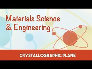 AMIE Exam Lectures- Materials Science & Engineering | Crystallographic Plane | 3.7