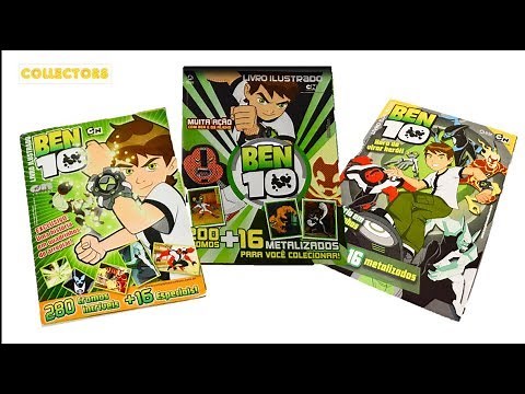 BEN 10 - 3 COMPLETE STICKER COLLECTION