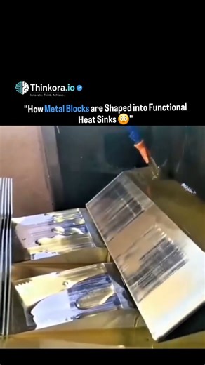 Thinkora | Metal blocks are transformed into functional heat sinks through a series of precise manufacturing processes designed to maximize heat... | Instagram