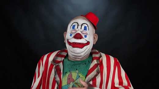 Boozy, circus clown variant with red hat. Silicone half mask Sculpted by @patrick_y_mathews Paint by @sffxstudios Costume by @studio_10_31 Modeled by @pisserfromplacesunknown Available here: https://immortalmasks.com/shop/boozy-silicone-mask | Immortal Masks