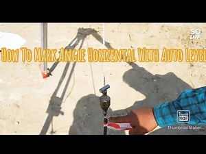 How To Mark Angle With Auto Level Instrument |Nikon Ac_2s