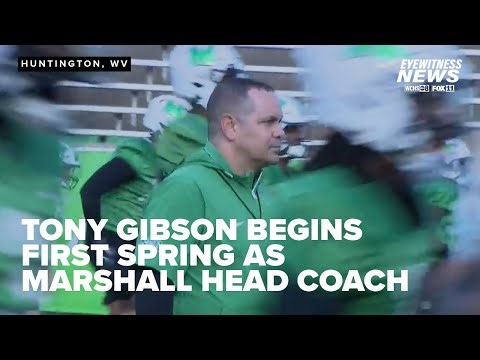 Marshall football kicks off spring practice under first-year coach Tony Gibson