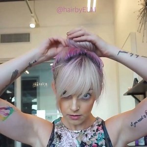 194K views · 4K reactions | A quick simple bun tutorial! Check out her Instagram-->https://www.instagram.com/hairbyelm/ | HYGO Pretty | Facebook