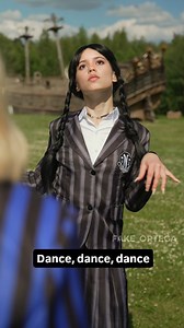 The Same prod. on Instagram: "Dance, dance, dance #wednesday #wednesdayaddams #jennaortega #netflix #EmmaMyers #EnidSinclair #addamsfamily #thesameproduction #ai #deepfake #instagramreels #viralreels"
