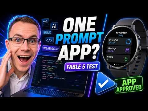 I One-Shot Built 4 Wear OS Apps with Claude Fable 5
