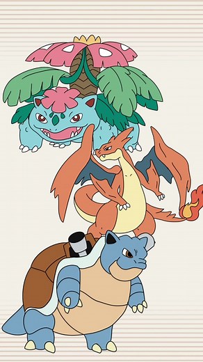 All Starters Evolutions with Megas Bonus | Pokemon Nintendo