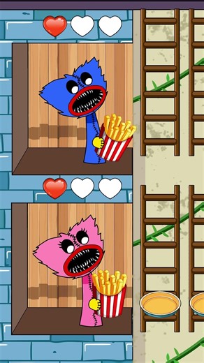 French fries Poppy Playtime - Can Huggy Wuggy and Kissy Missy Escape from Under the Ground?