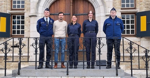 Duitse stagiaires lopen stage bij Politiezone Polder: “Bijzonder verrijkend”