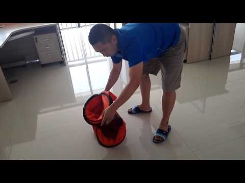 How to fold away pop up pet tent