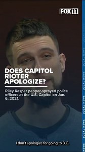 25K views · 49 reactions | Speaking exclusively to FOX 11's Emily Matesic, Riley Kasper of Clintonville explains what he regrets about his involvement in the Jan. 6, 2021 riot at the U.S. Capitol. Watch the full interview: https://youtu.be/ztgMw2Pud5w | WLUK-TV FOX 11 | Facebook