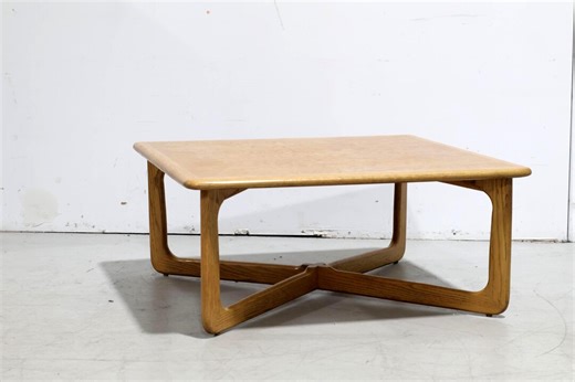 Coffee Table by Lane Furniture Mid Century Modern Style, Solid Wood Vintage Low Table - Etsy