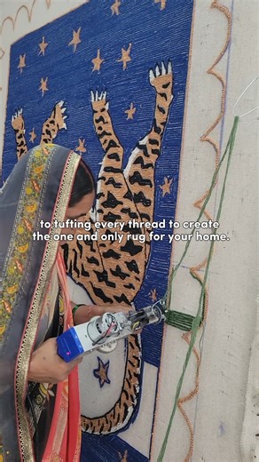 From raw fibers to a work of art ✨🧵 There’s a whole world behind every rug we create a world of hands, skill, patience, and tradition. This reel shows just a tiny glimpse of that journey: the sketch, the tufting, the trimming, the washing, the finishing… every step filled with intention. Rugs aren’t just décor. They’re stories woven slowly, thoughtfully, by artisans who pour their hearts into every loop and line. ❤️ Watching the process reminds us why handmade matters why craftsmanship deserves