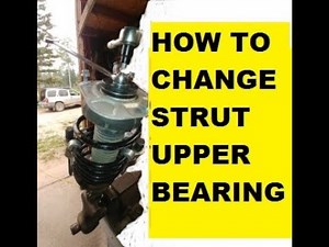 HOW TO CHANGE STRUT UPPER BEARING. VOLVO XC70
