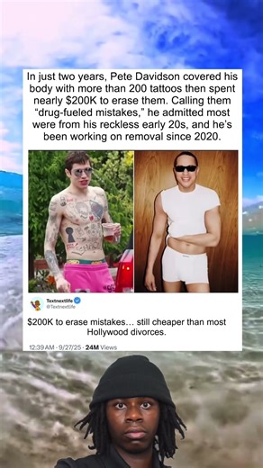 In just two years, Pete Davidson covered his body with more than 200 tattoos then spent nearly