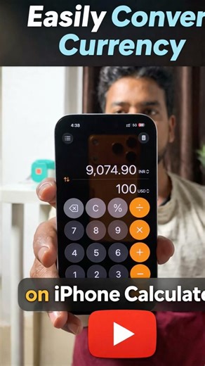 iPhone users must watch ⚠️ Calculator se currency convert kaise kare .?🤔