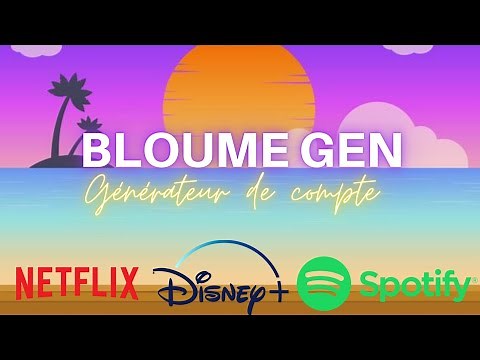 Meilleures générateurs de comptes crunchyroll Netflix adn Spotify - BloumeGen web site or Discord.